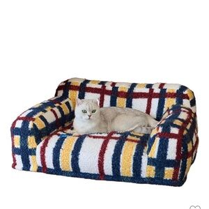 Plaid Pet Sofa Bed